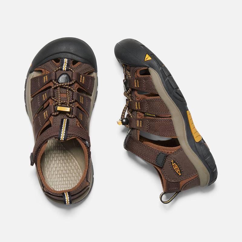 Keen Newport H2 Trekkingsandalen Kinder DE-94286 Coffee Bean/Bison - Keen Kinderschuhe Kaffee